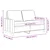 Vidaxl Dvosed svetlo rumen 120 cm blago