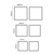 Wallity Slika ASR2-CNV25-6, 50x50cm, 2 dela
