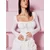 Embody Ženski bodi sa rukavima Arielle, Beli