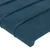Vidaxl Vzglavje postelje temno modro 144x5x118/128 cm žametno