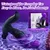 SuperLove Lickzilla Men Wriggling Vibrating Prostate Massager with App Purple