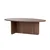 Nordure Klub sto Orba, 120x40x65 cm, Boje oraha