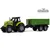 Lean-toys Traktor z zvoki in snemljivo prikolico
