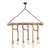 Conceptum Hypnose Luster Erebos-113-AV, 90cm, 80x8cm, 6xE27
