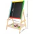 Kruzzel Dvostranska lesena risalna tabla 65cm + krede