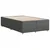 Vidaxl Posteljni okvir brez vzmetnice temno siva 120x190 cm blago