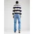 CAMP DAVID Kavbojke Ni:co moder denim