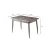 Aberto Design Trpezarijski sto 120x75x70cm Krem