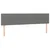 vidaXL Box spring postelja z vzmetnico temno siva 160x200 cm blago