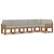 Set vanjskih sofa 6 kom. Prirodna i svjetlosiva