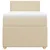 Vidaxl Box spring postelja z vzmetnico krem 100x200 cm blago