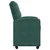 Blagovačke stolice s kotačima 2 pcs Tamnozelena 58 x 67 x 97 cm