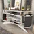 Hanah home Polica 150x75x43cm Belo-Antracit