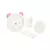 KIKKA BOO Set za hranjenje beba Bear With Me, 4 dela, Roze
