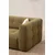 Atelier del Sofa Ugaona garnitura Cady 100x72x300cm Kaki