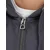 ALPHA INDUSTRIES Majica Basic Zip temno siva