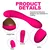 Adam i Eva G-spot vibrator sa 12 frekvencija, Roze