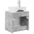 Umivaonik s policom Betonska siva 49,5 x 41 x 62,5 cm