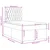 vidaXL vidaXL Box spring postelja z vzmetnico krem 120x190 cm blago, (21307563)