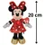 Disney TY DISNEY Minnie Mouse Plišasta igračka z zvokom, plišasta igračka BEANIE BABIES Sparkle, senzorična igračka 20 cm