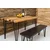 CAPOARTI Lesena klop BLACK HAIRPIN, 150 cm