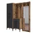 HANAH HOME Cipelarnik sa čivilukom Berlin ABC Walnut Anthracite