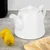 shumee Bel porcelanast vrč za kavo, čaj, zelišča, poparke, pijače 2L