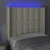 LED uzglavlje krem 103 x 16 x 118/128 cm od umjetne kože