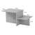 Hanah Home Klub sto Harmony, 80x40x40cm, Crni