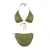 Trendyol Khaki*002 Plain Triangle Accessory Normal Waist Bikini Set