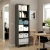BESTA Element, tamnosiva, 60x40x202 cm