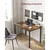 Songmics Jedilna miza 70x110x77 cm rjava