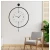 Wallity Zidni sat Mclock-00112, 58x80x7 cm, Crni