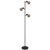 Globo 54309SB - Podna lampa TOKKI 3xE14/40W/230V crna