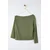 Trendyol Curve Ženska bluza TBBSS24AF00037, Kaki