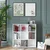 Hanah Home polica za knjige HC121, 90 cm, bela