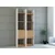Hanah Home Polica 66,2x150x29,5cm Hrast-Bela