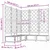 Vidaxl Vrtni lonček 5 szt. Rjava 120 x 120 x 125,5 cm Plastika