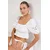 Trendyol Milla Ženska bluza Tbess25Bz00000, Bela