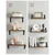 Songmics Stenska polica set, 30x12x10 cm, rjava