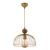 Opviq Luster Dorris Wood, 30cm, IP20, Zlatne boje
