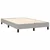 vidaXL Box spring postelja z vzmetnico svetlo siva 120x200 cm blago