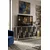 Hanah Home komoda Ece 120, 120 cm, antracit / zlatna