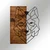 Wallity Zidna dekoracija Wolf1, 45,5 x 58 cm, Crna