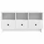TV ormar s ladicama Bijela visokog sjaja 102 x 34,5 x 50 cm