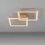 JUST LIGHT. 14732-60 - LED plafonsko svetlo GLITRA LED/17,5W/230V zlatna