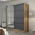 Hanah home Ormar Kale 220x210x52cm Bež