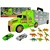 Tovornjak Transporter Sorter kovček z zelenimi dinozavri