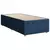 vidaXL Box spring postelja z vzmetnico modra 90x200 cm blago