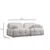 ATELIER DEL SOFA Sofa dvosed Petite 2 White